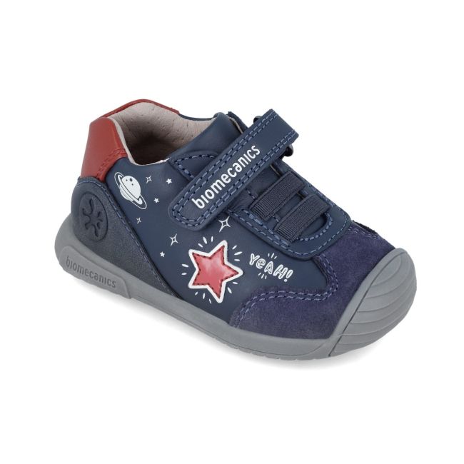 Adidasi Primii Pasi pentru Copii Biomecanics 241129 bleumarin (Marime: 21 (12,8-13,4 cm)) JEM241129-A-21