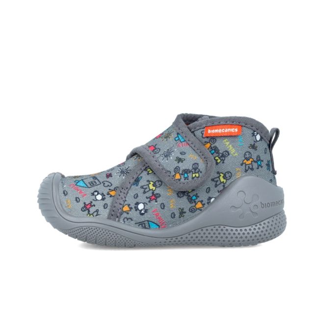 Incaltaminte de interior Biomecanics ZAPATILLA MY FAMILY, gri (Marime: 18 (10,8-11,5 cm)) JEM241156-B-18