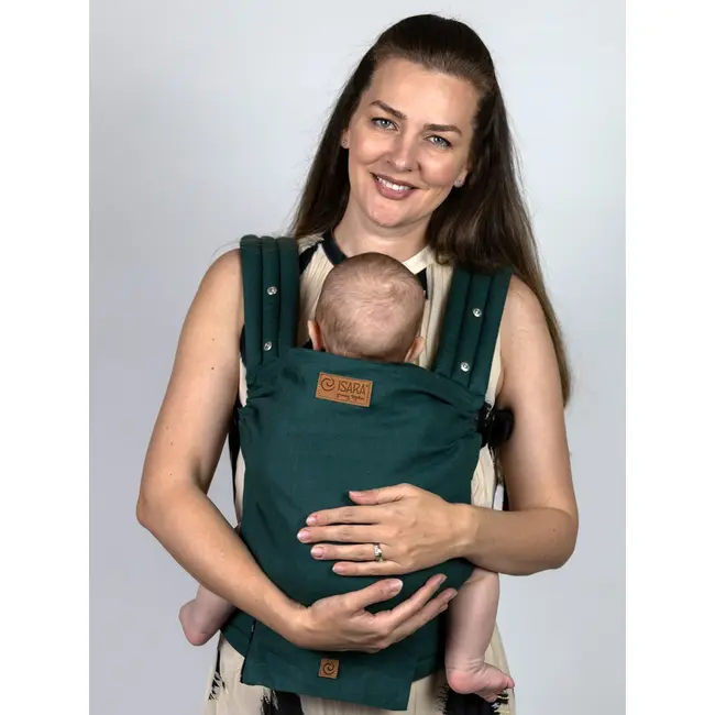 Marsupiu isara elite evergreen linen