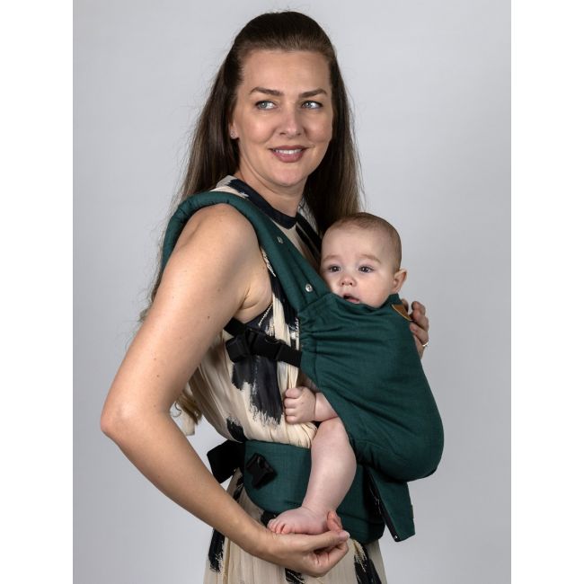 Marsupiu isara elite evergreen linen