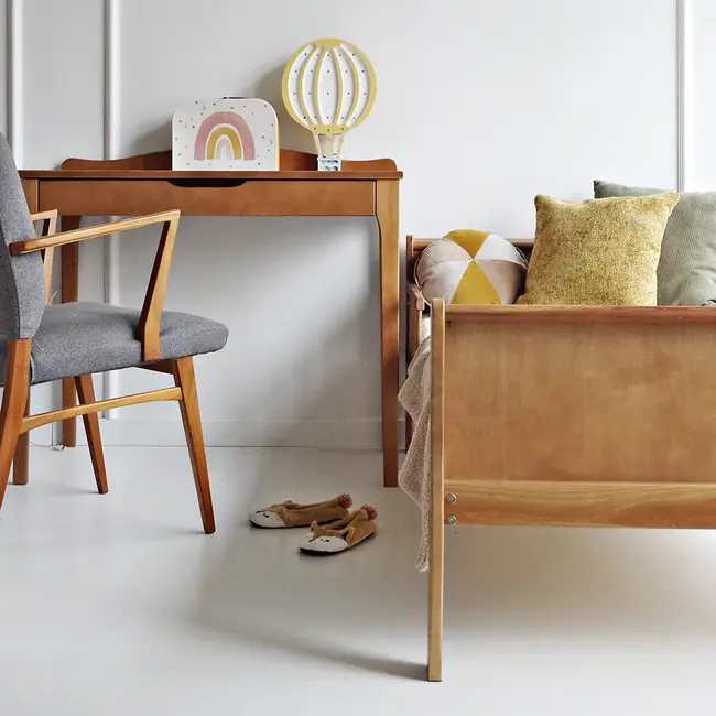 Pat Din Lemn Masiv Pentru Junior Si Adult Noble Vintage 200 A  90 Cm Pjbnoblevintage9444