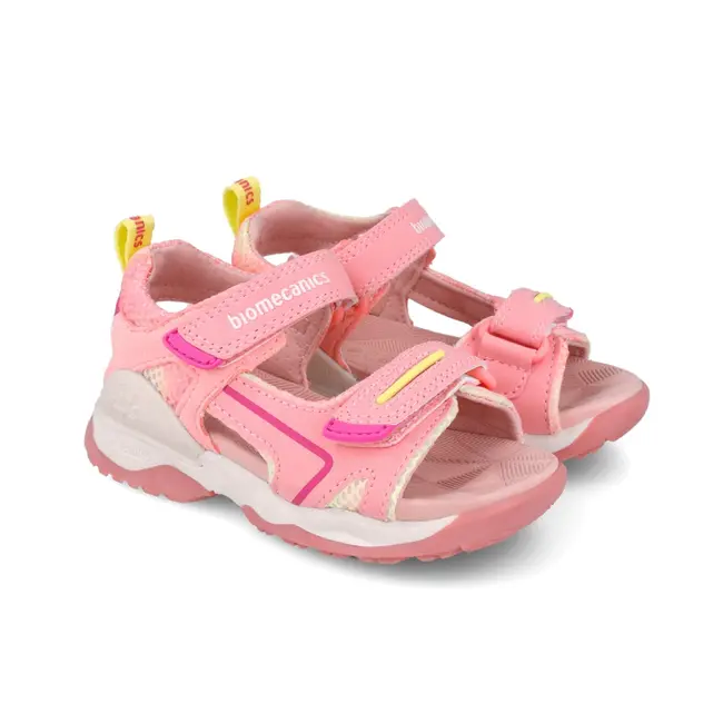 Sandale din piele pentru copii, Biomecanics, 252246, corai (Marime: 24 (14,8-15,4 cm)) JEM252246-B-24