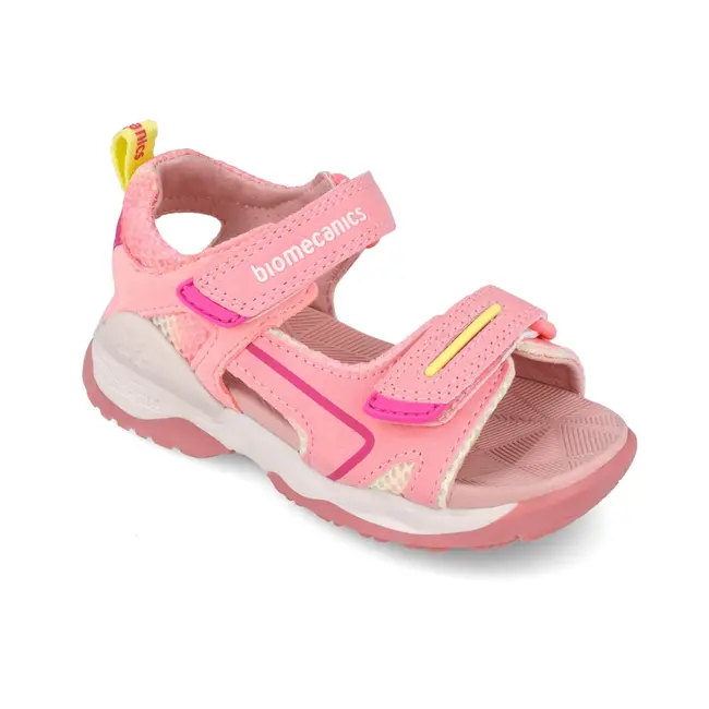 Sandale din piele pentru copii, Biomecanics, 252246, corai (Marime: 25 (15,5-16,1 cm)) JEM252246-B-25