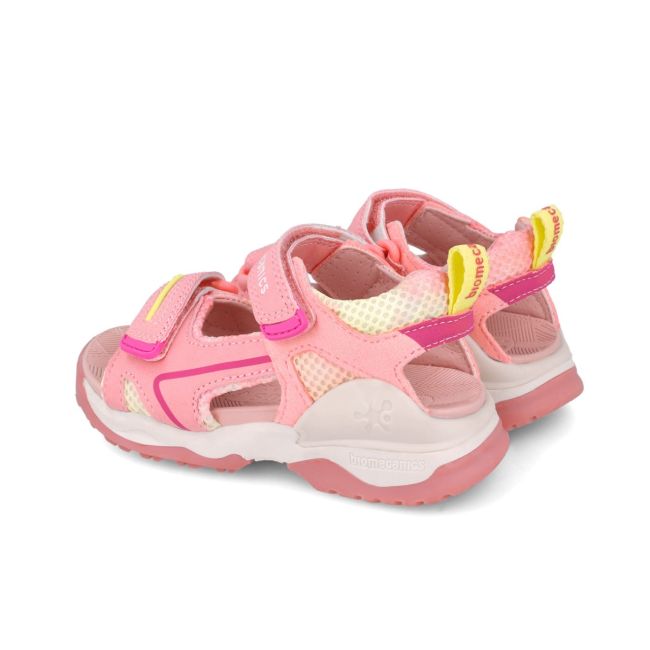 Sandale din piele pentru copii, Biomecanics, 252246, corai (Marime: 28 (17,5-18,1 cm)) JEM252246-B-28
