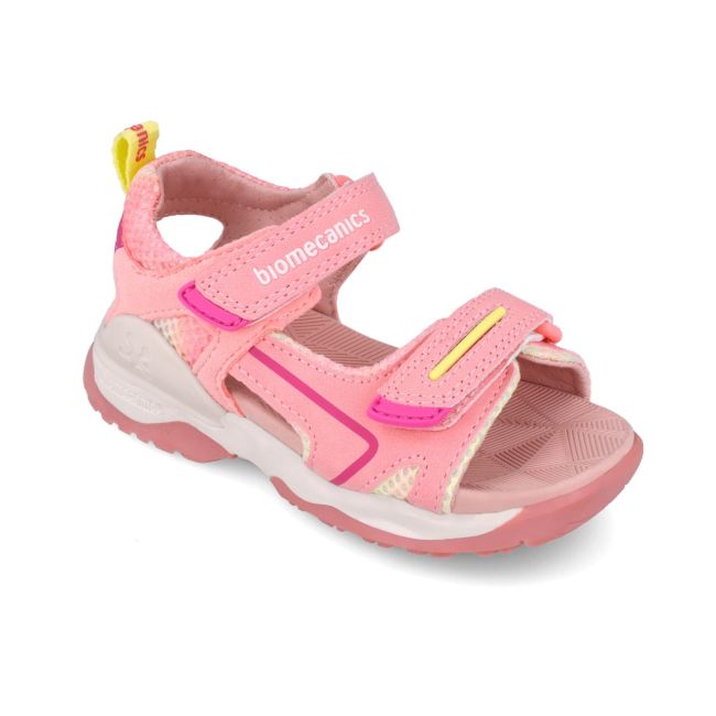 Sandale din piele pentru copii, Biomecanics, 252246, corai (Marime: 28 (17,5-18,1 cm)) JEM252246-B-28