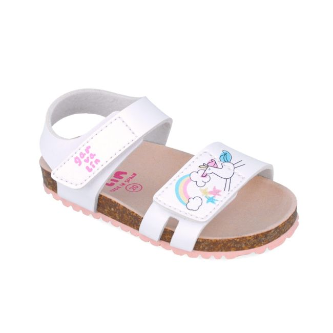 Sandale pentru copii Unicorni, Garvalin, 252462, alb (Marime: 23 (14,2-14,7 cm)) JEM252462-B-23