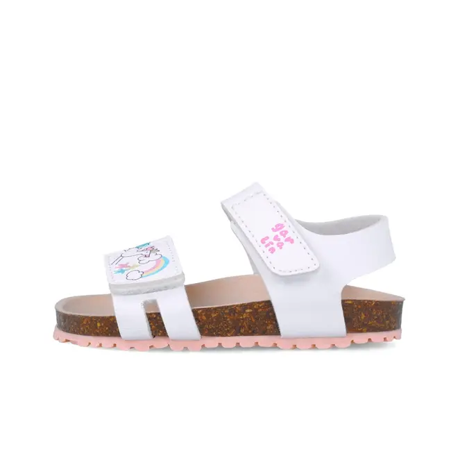 Sandale pentru copii Unicorni, Garvalin, 252462, alb (Marime: 29 (18,2-18,7 cm)) JEM252462-B-29
