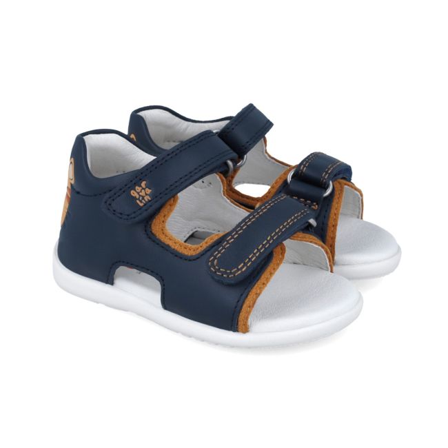 Sandale pentru copii leusor, Garvalin, 252317, bleumarin (Marime: 21 (12,8-13,4 cm)) JEM252317-A-21