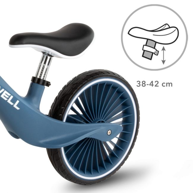 Bicicleta De Echilibru Fara Pedale Pentru Copii, Sa Reglabila, 2 Ani+, Nix Blue, Kidwell Pjbrobinix03a0