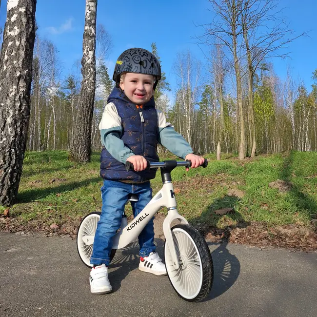 Bicicleta De Echilibru Fara Pedale Pentru Copii, Sa Reglabila, 2 Ani+, Nix Gray, Kidwell Pjbrobinix04a0