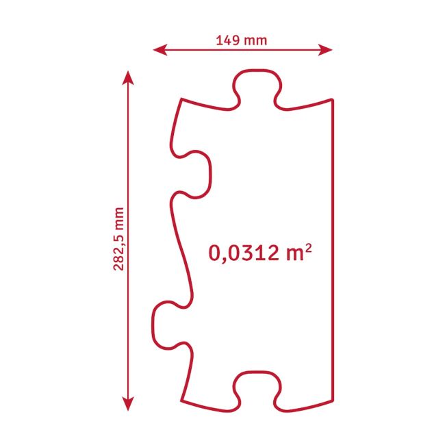 Covoras ortopedic senzorial puzzle set pentru seniori - okemfk-084