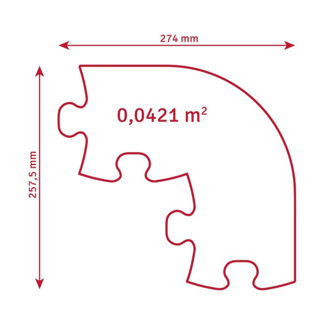 Covoras ortopedic senzorial puzzle set pentru seniori - okemfk-084