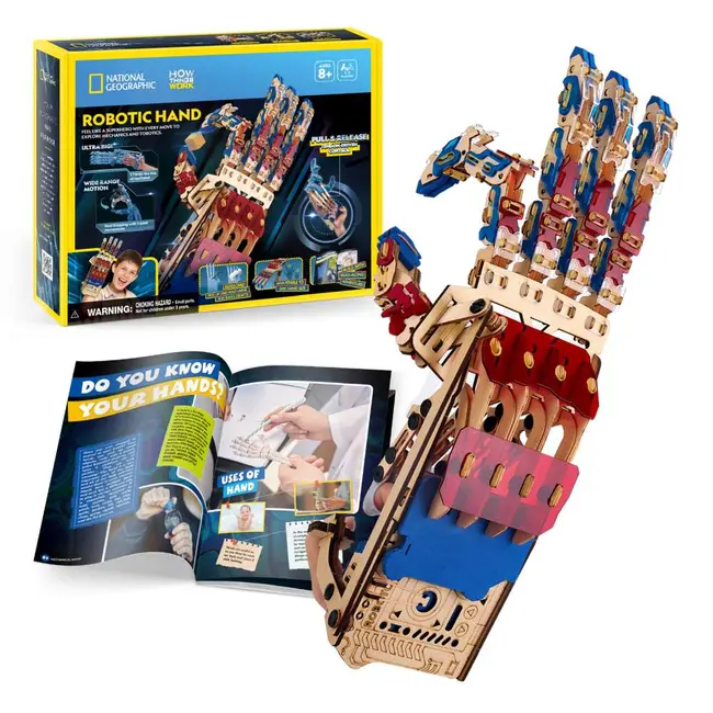 Cubic Fun - Joc Educativ STEM National Geographic puzzle 3D Mana Robotizata ARTCUDS1133h