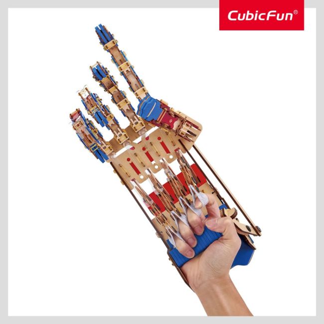 Cubic Fun - Joc Educativ STEM National Geographic puzzle 3D Mana Robotizata ARTCUDS1133h