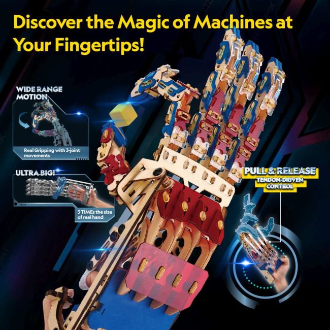 Cubic Fun - Joc Educativ STEM National Geographic puzzle 3D Mana Robotizata ARTCUDS1133h