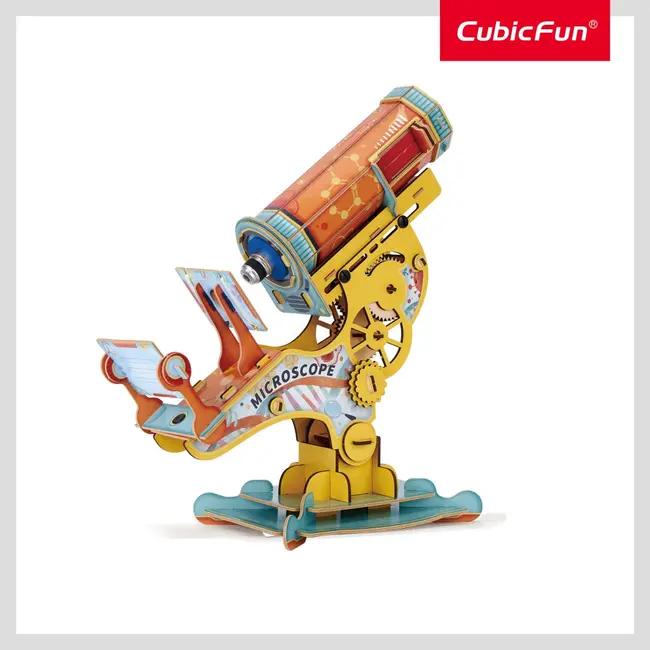 Cubic Fun - Joc Educativ STEM National Geographic puzzle 3D Microscop ARTCUDS1127h