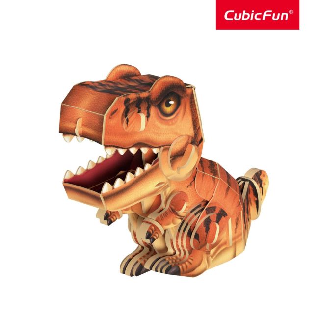 Cubic Fun - National Geographic Dinozauri Puzzle 3D Tiranozaur 47 piese ARTCUDS1169h