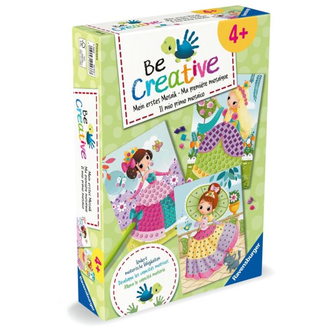 Ravensburger - Be Creative Set midi de creatie mozaic printese ARTRVSAC25533
