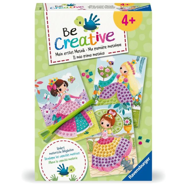 Ravensburger - Be Creative Set midi de creatie mozaic printese ARTRVSAC25533