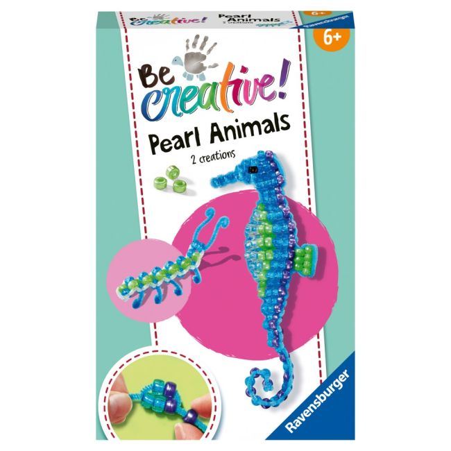 Ravensburger - Be Creative Set mini de creatie din perle calut de mare si larva ARTRVSAC18428