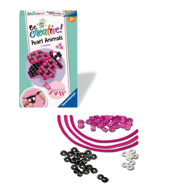 Ravensburger - Be Creative Set mini de creatie din perle gargarita si larva ARTRVSAC25539
