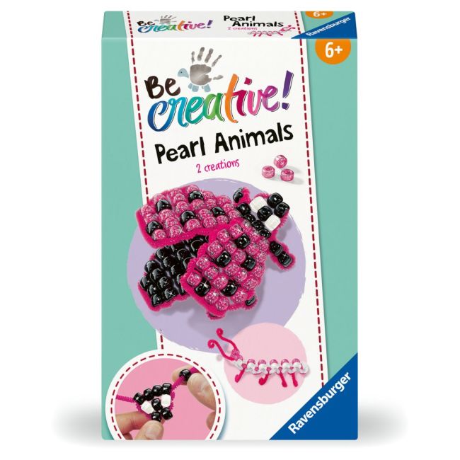 Ravensburger - Be Creative Set mini de creatie din perle gargarita si larva ARTRVSAC25539