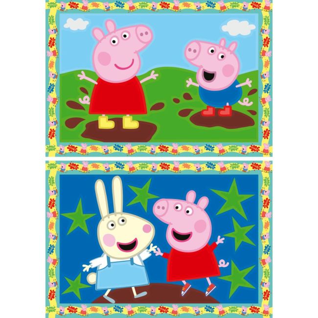Ravensburger - CreArt pictura pe numere pentru copii 2 sabloane Peppa Pig ARTRVSPBN23570