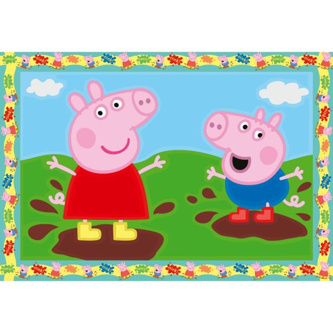 Ravensburger - CreArt pictura pe numere pentru copii 2 sabloane Peppa Pig ARTRVSPBN23570