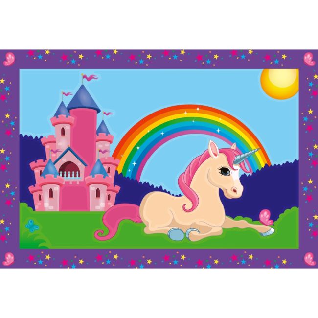 Ravensburger - CreArt pictura pe numere pentru copii 2 sabloane cu unicorni magici ARTRVSPBN23558