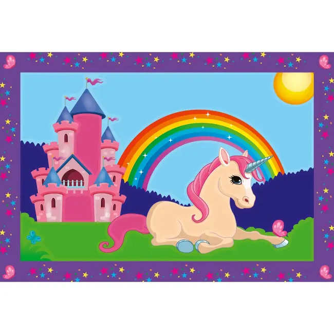Ravensburger - CreArt pictura pe numere pentru copii 2 sabloane cu unicorni magici ARTRVSPBN23558