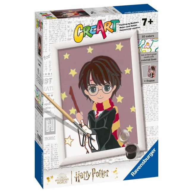 Ravensburger - CreArt pictura pe numere pentru copii Harry Potter ARTRVSPBN20136