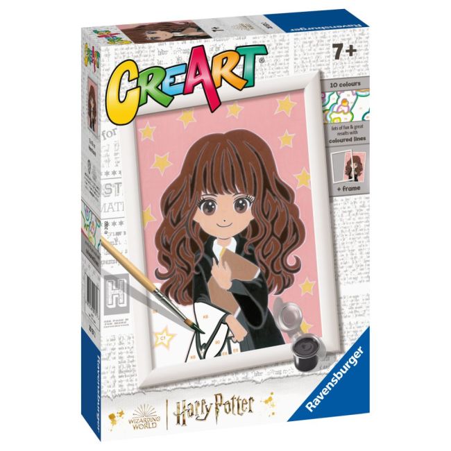 Ravensburger - CreArt pictura pe numere pentru copii Hermione ARTRVSPBN20137