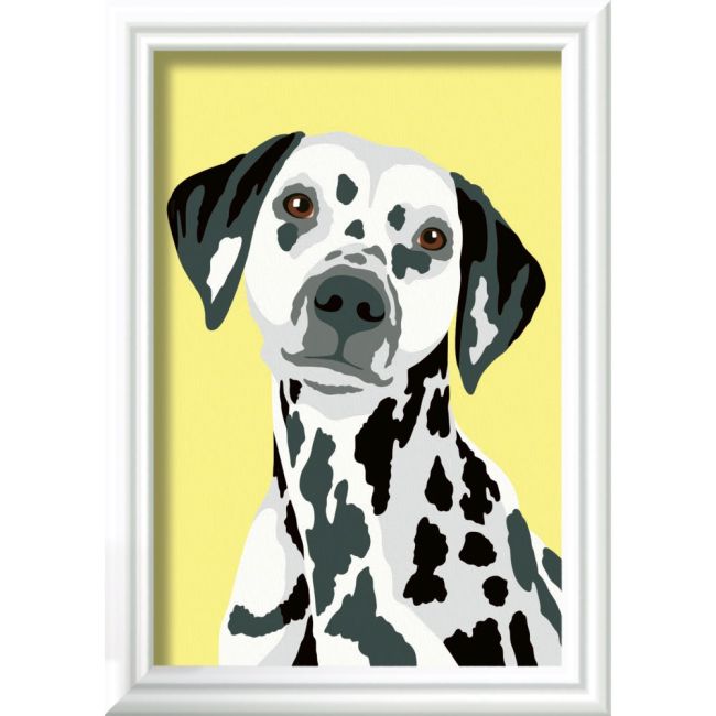 Ravensburger - CreArt pictura pe numere pentru copii caine dalmatian ARTRVSPBN23716