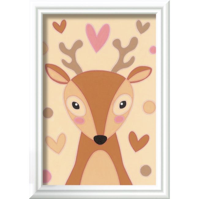 Ravensburger - CreArt pictura pe numere pentru copii cerb dragut ARTRVSPBN23606