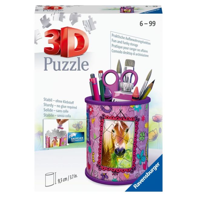 Ravensburger - Puzzle 3D suport pixuri calut 54 piese ARTRVS3D11175