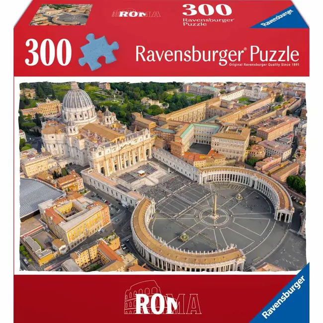 Ravensburger - Puzzle colectia de arta piata Sfantul Petru din Roma 300 piese ARTRVSPA04038