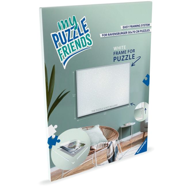 Ravensburger - Rama alba pentru puzzle de 1000 de piese 50 x 70 cm ARTRVSPA01248