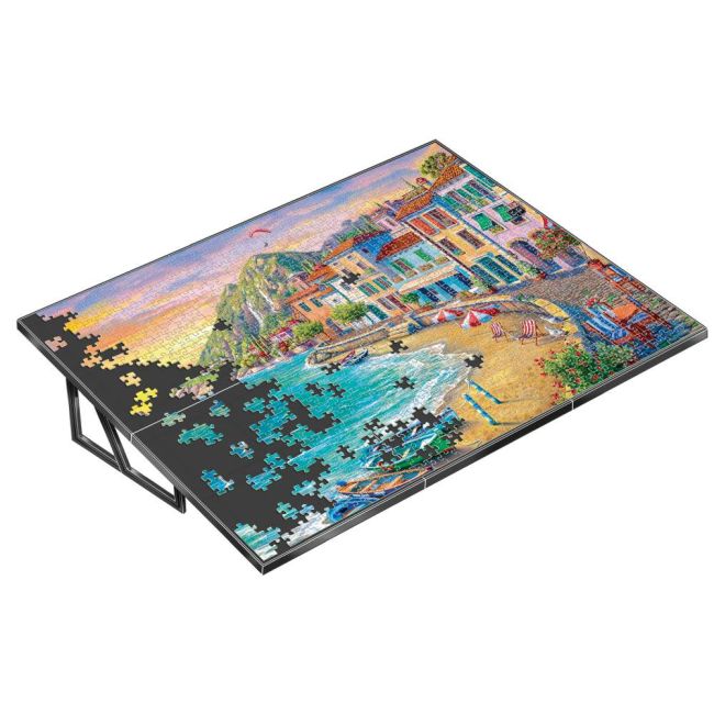 Ravensburger - Suport portabil pentru puzzle cu design elegant negru pentru puzzle orizontal de 50 x 70 cm ARTRVSPA16529