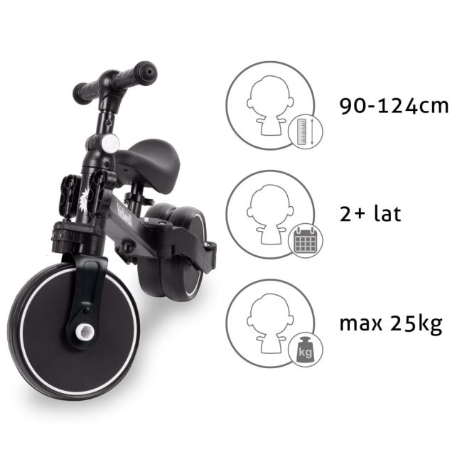 Tricicleta Si Bicicleta Pico Black 3 In 1, Kidwell Pjbrotrpic05a0