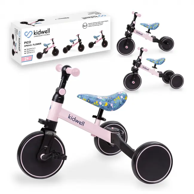 Tricicleta Si Bicicleta Pico Spring Flower 3 In 1, Kidwell Pjbrotrpic06a0