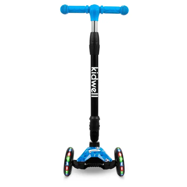 Trotineta Copii Pliabila, Reglabila, Roti Luminoase, Vento Football, 3+ Ani, Pana La 50 Kg, Kidwell Pjbhubaven01a6