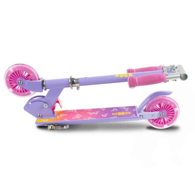 Trotineta Pliabila, Wxm, Skipo Butterfly, Aluminiu, Roti Led 120mm, Pana La 50 Kg, Multicolor Pjbhsskig01