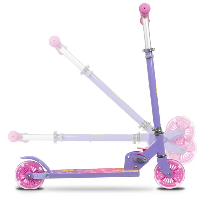 Trotineta Pliabila, Wxm, Skipo Butterfly, Aluminiu, Roti Led 120mm, Pana La 50 Kg, Multicolor Pjbhsskig01