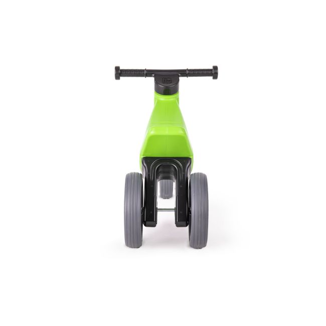 Bicicleta fara pedale cu cosulet pentru ghidon Funny Wheels Rider SPORT 2 in 1 Verde PMICFWR-S-GREB