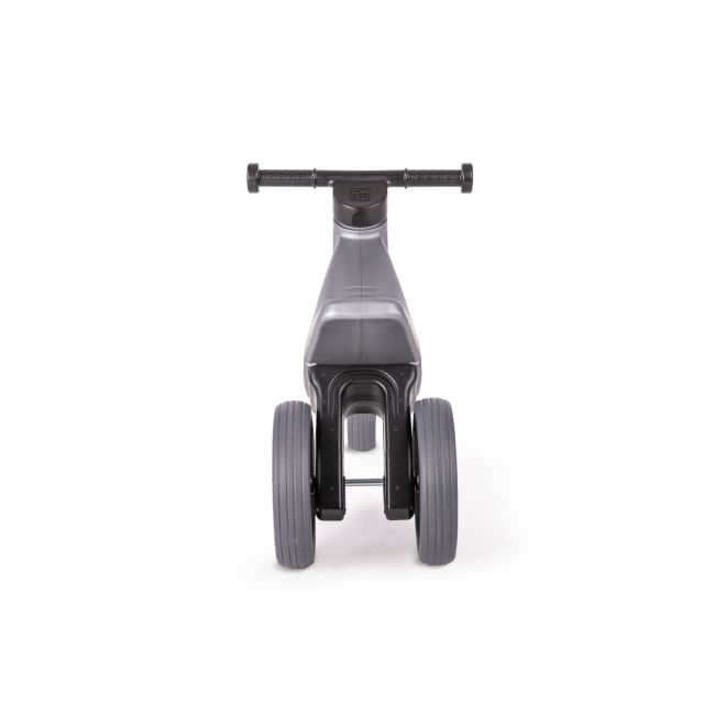Bicicleta fara pedale cu cosulet pentru ghidon Funny Wheels Rider SPORT 2 in 1 Gri PMICFWR-S-GREYB