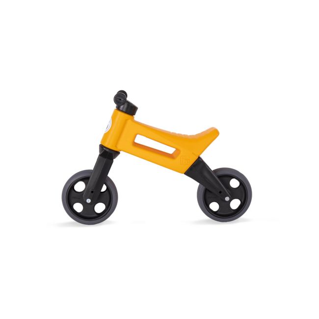 Bicicleta fara pedale cu cosulet pentru ghidon Funny Wheels Rider SPORT 2 in 1 Portocalie PMICFWR-S-ORAB