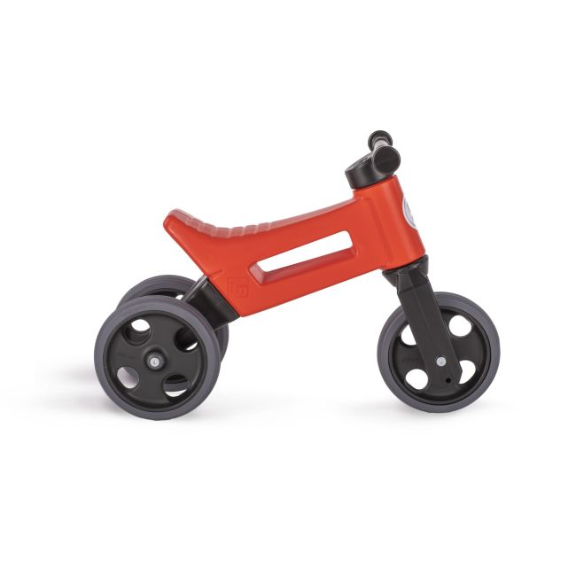 Bicicleta fara pedale cu cosulet pentru ghidon Funny Wheels Rider SPORT 2 in 1 Rosie PMICFWR-S-REDB