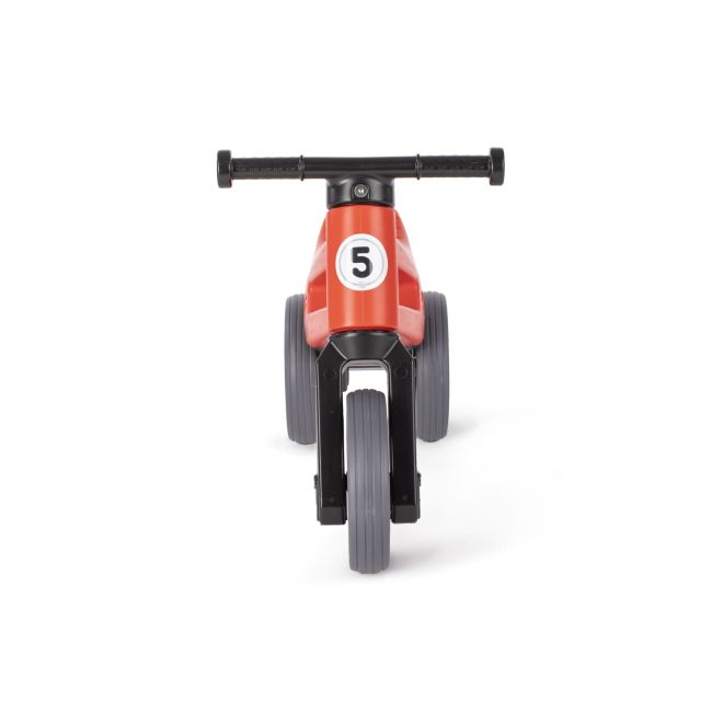 Bicicleta fara pedale cu cosulet pentru ghidon Funny Wheels Rider SPORT 2 in 1 Rosie PMICFWR-S-REDB