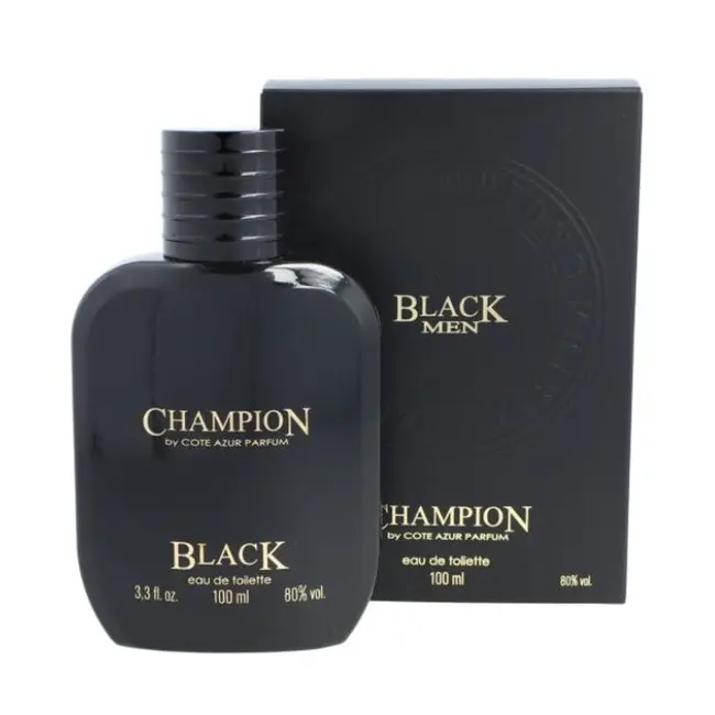 Apa de toaleta Champion Black, barbati, Cote D&acute;Azur, 100 ml