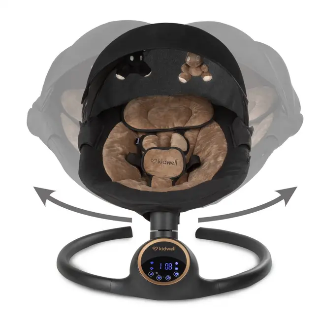 Balansoar Leagan Electric 2 In 1, Bluetooth,  Reve Negru Auriu Pjbbuelrev01a1